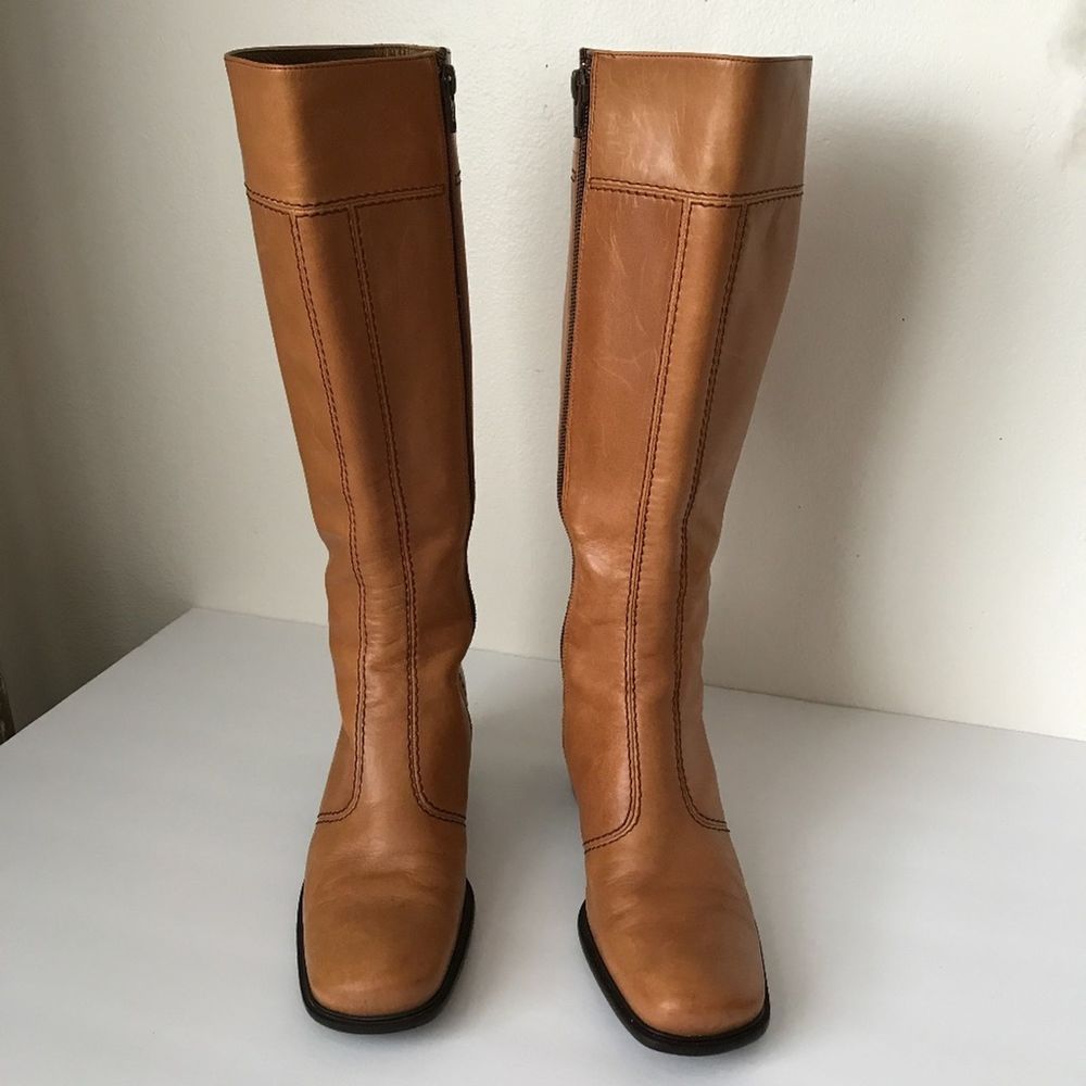Ing Tan Leather Boots